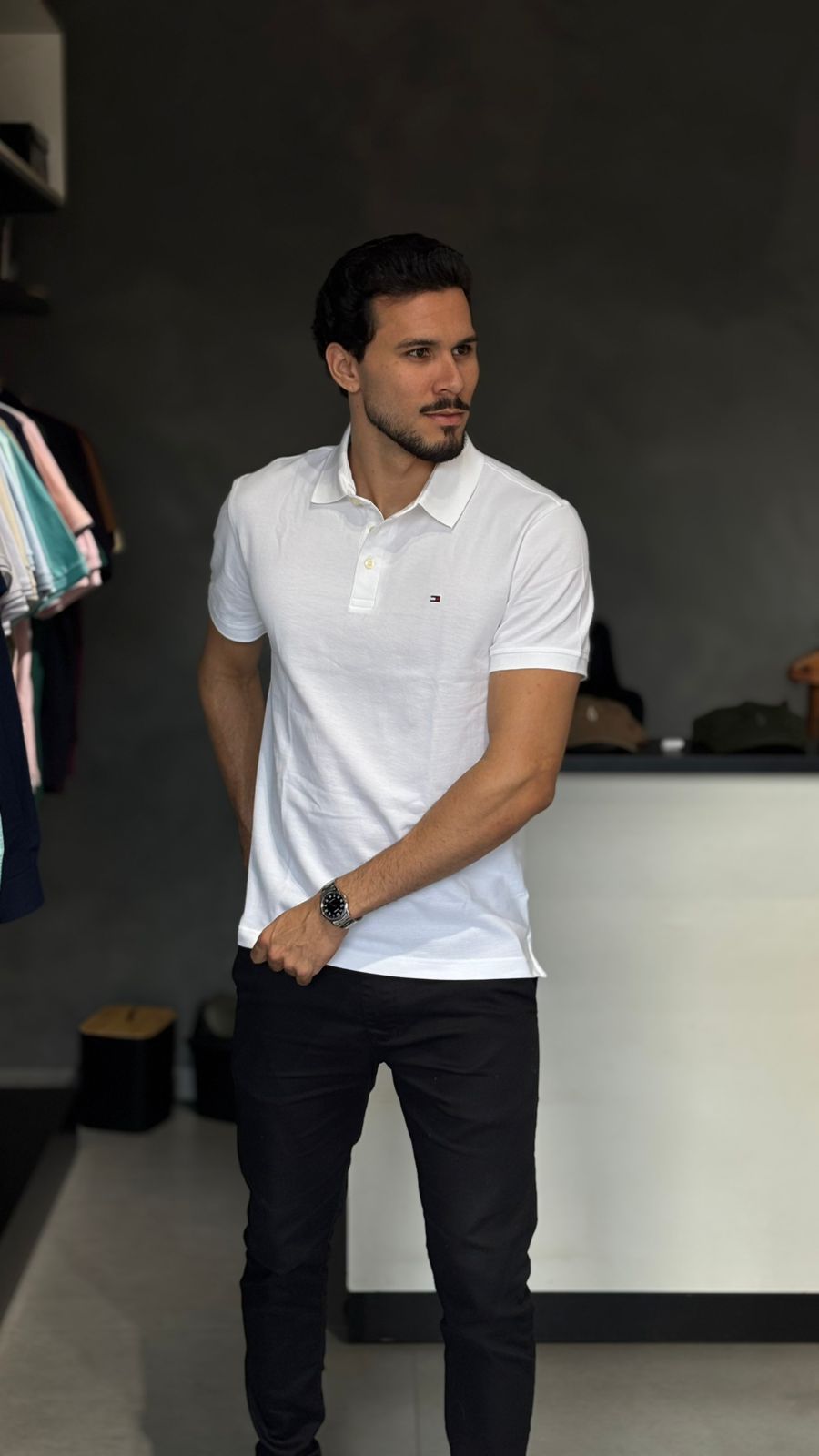 Camisa Polo Tommy Hilfiger Masculina Slim Fit – Original Importada